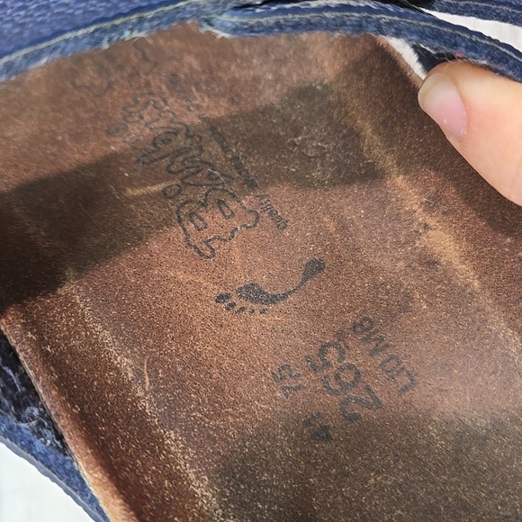 Birkenstock Navy Blue Sandals - Picture 13 of 14